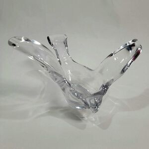 Princess House Crystal Flying Dove Bird Dish